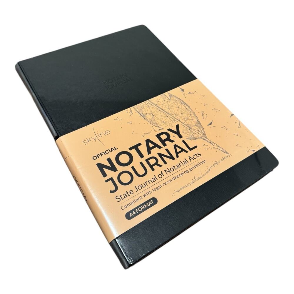 Skyline NOTARY JOURNAL State Journal of Notarial Acts Public Record Book A4 525